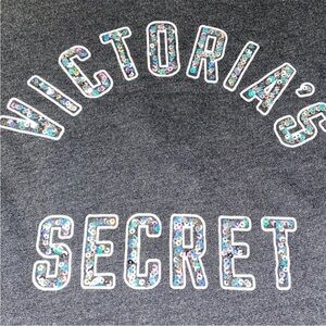 Victoria Secret Adorable Zip-Up Hoodie with Sequin Accent